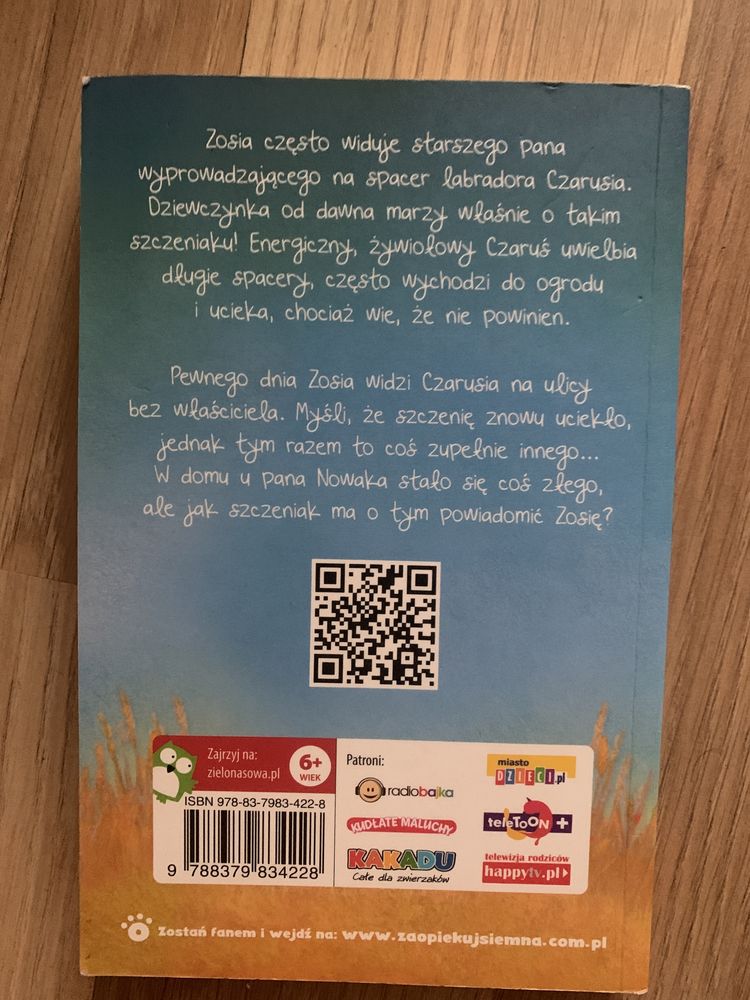 ksiazka zaopiekuj sie mną czarus maly ucieknier