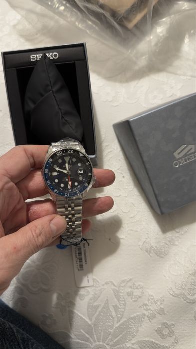 Relógio Seiko GMT SSK003K1 novo