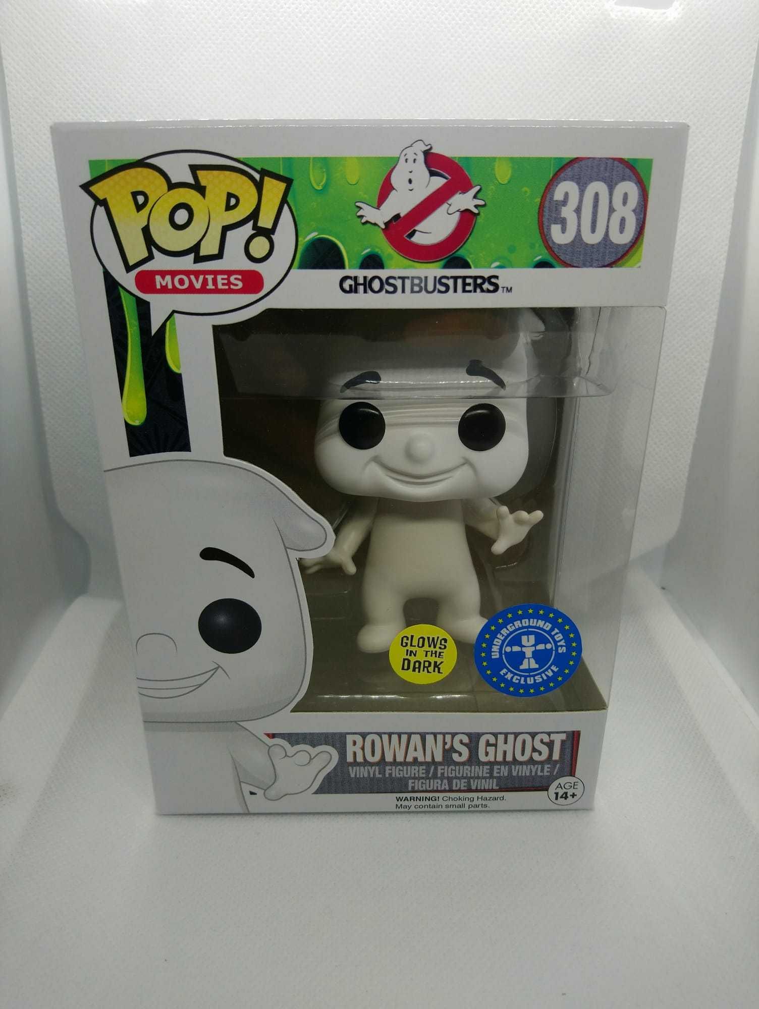 Funko Pop Ghostbusters Rowan's Ghost Underground Glow in the Dark 308