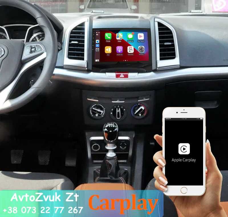 Магнитола S3 JAC S 3 S-3 Refine GPS USB 2 дин din CarPlay Android 13