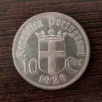 Escudos portugueses em prata (10 e 20$00)