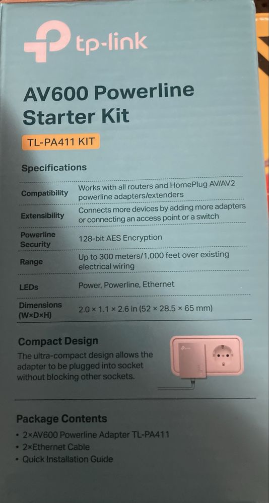 Powerline Tplink AV600