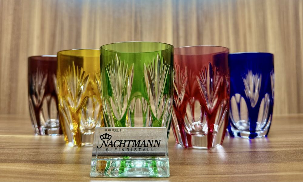 Набор стаканов для воды и сока Nachtmann серия Emerald Kelly GDR Герма