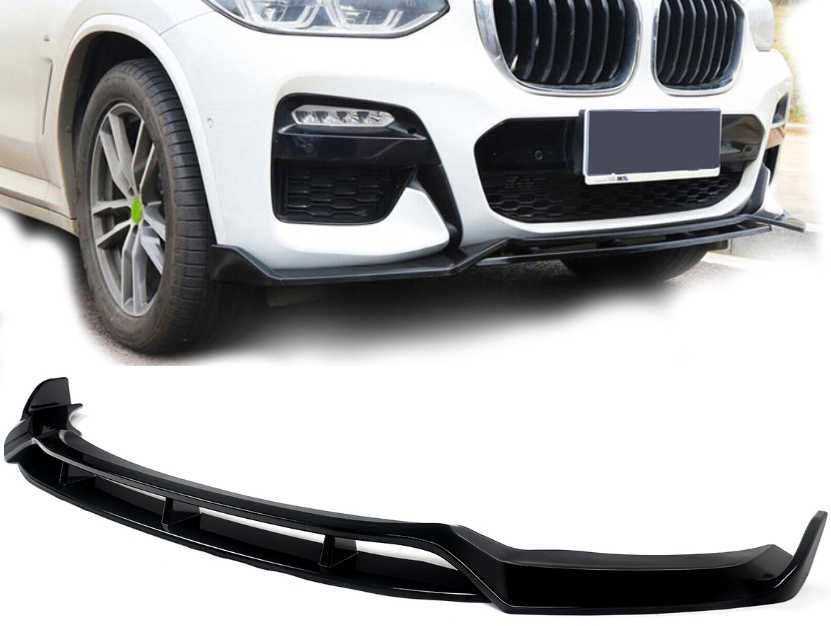 Dokładka Splitter Spoiler BMW X3 F25 X4 F26 Czarny Połysk
