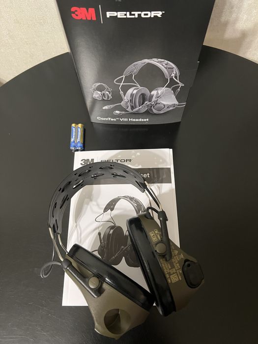 Тактичні навушники військові 3M™ PELTOR™ ComTac VIII MT14H418A-02 GN