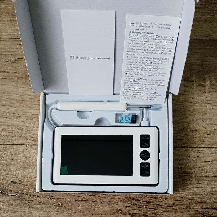 Отоскоп Ендоскоп IPS-дисплей, камера 3.5мм та LED-підсвітка