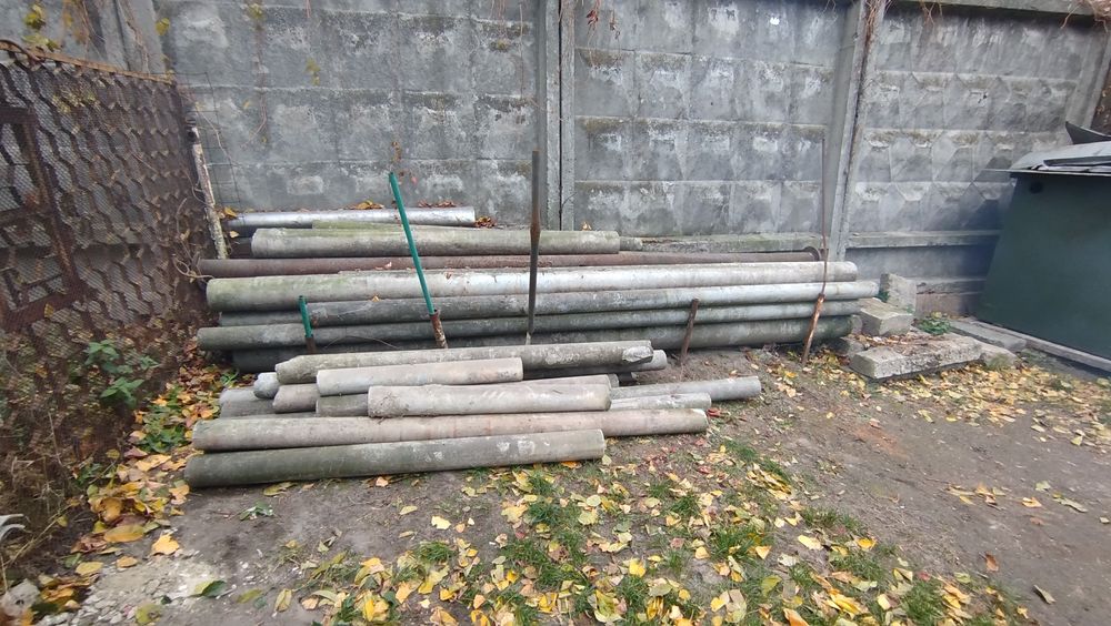 Азбестова труба з зовнішнім діаметром 200 мм та 100 мм