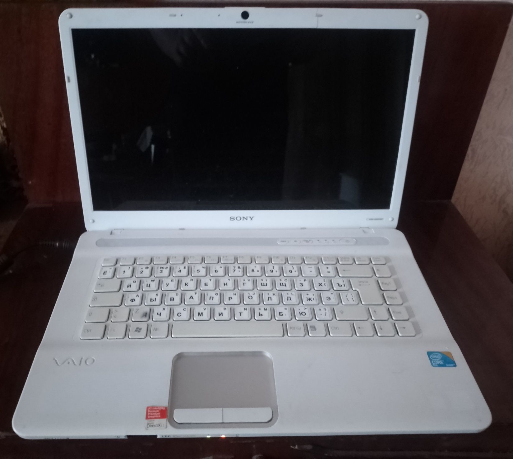 Ноутбук Sony VAIO, model PCG-7186M.