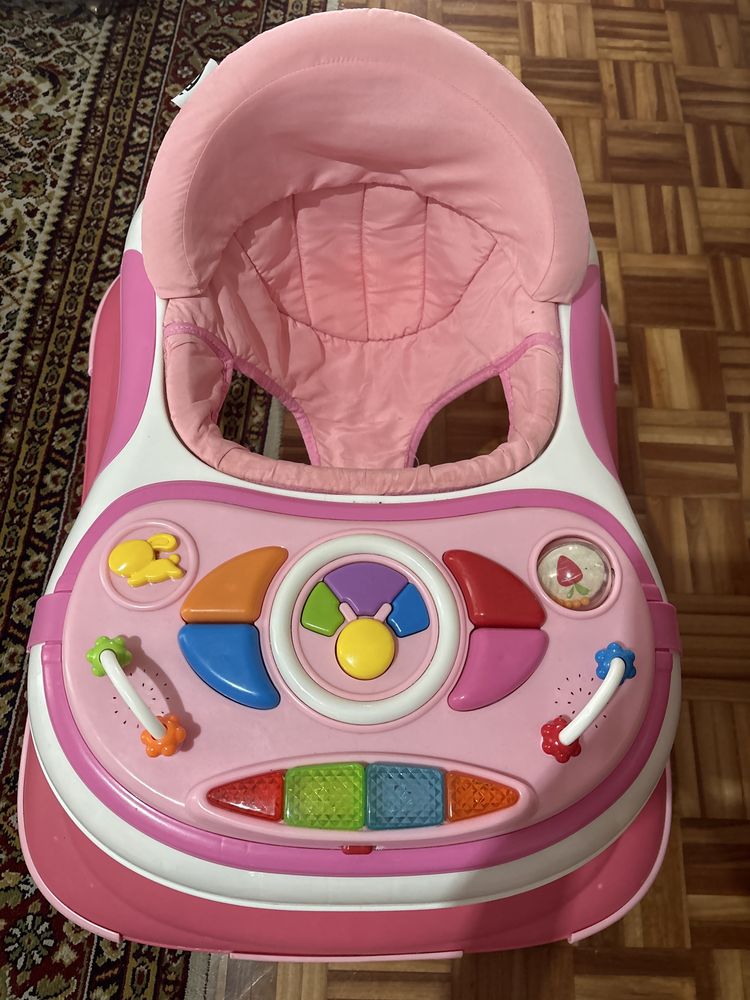 Andandor de bebé MS Basic rosa