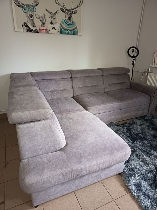 Narożnik z funkcją spania