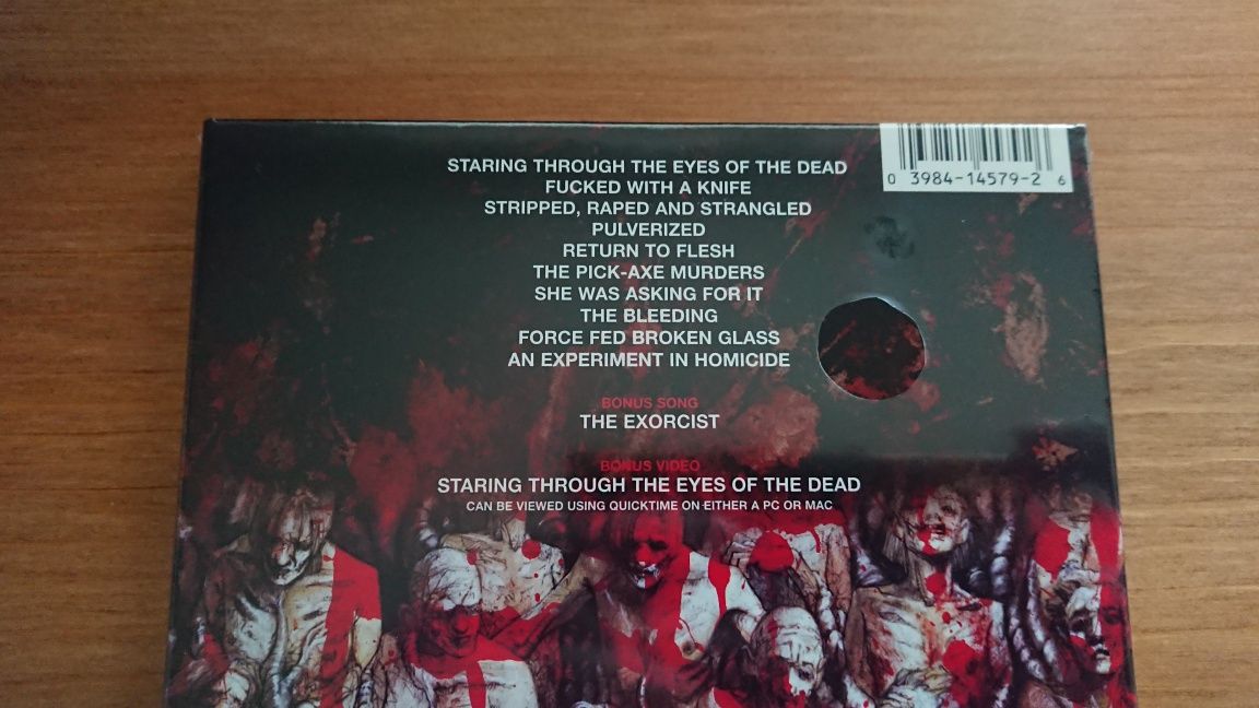 Cannibal Corpse The Bleeding CD *NOWA* 2006 Digipak Folia Bonus Track