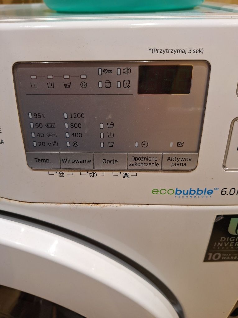 Sprzedam pralkę Samsung Eco Bubble 6kg