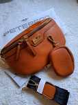 Peterson Amsterdam skórzana nerka Camel