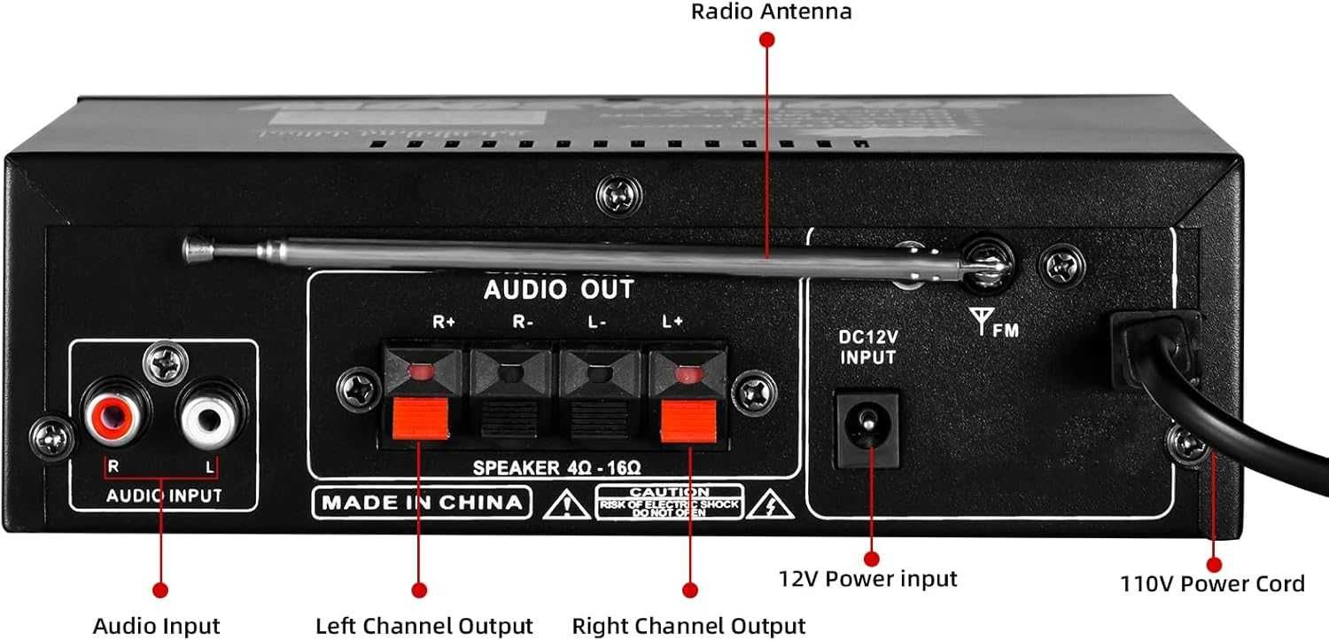 Sobatty AV 298BT 2-kanałowy stereofoniczny wzmacniacz audio Bluetooth