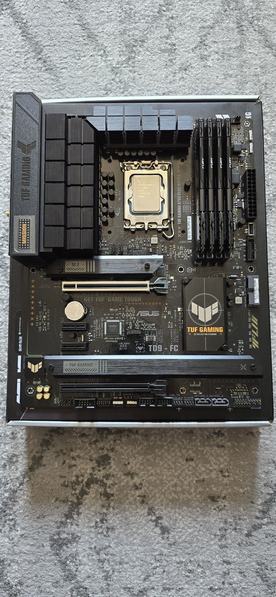 i5 13600kf 32gb 3733mhz ram tuf gaming b760-plus WiFi ddr4