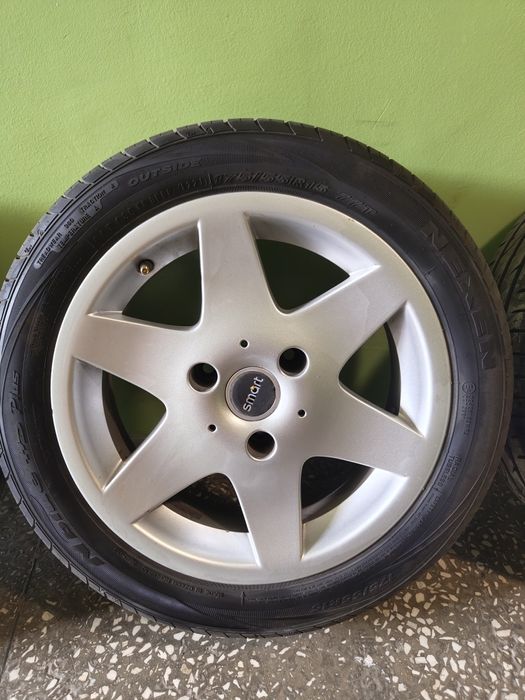 Koła Smart Fortwo I komplet (felgi+opony lato)