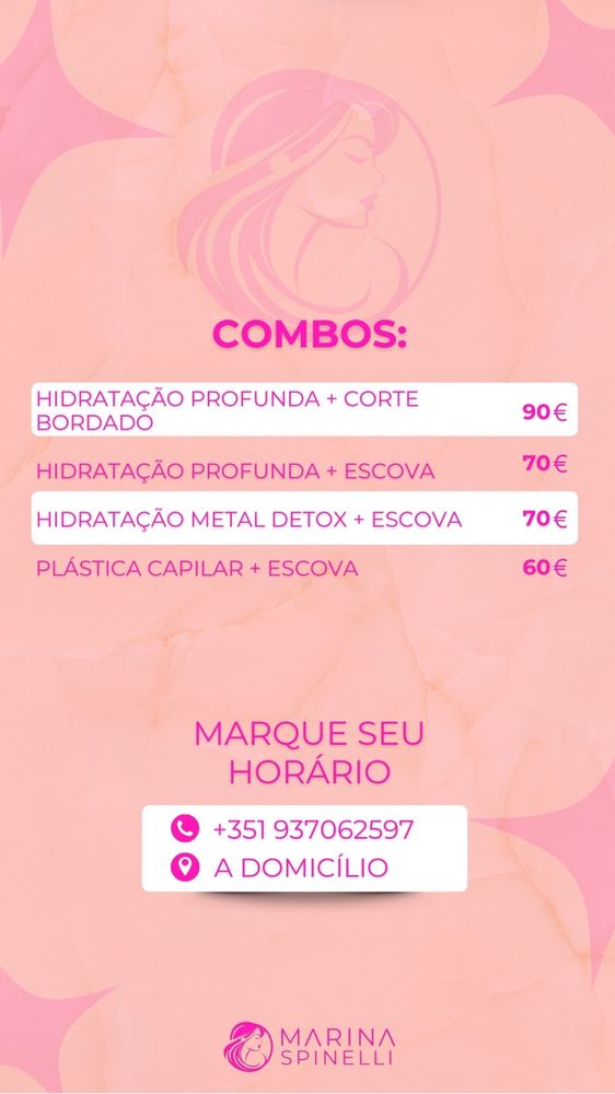 Cabelo e unha a domicilio