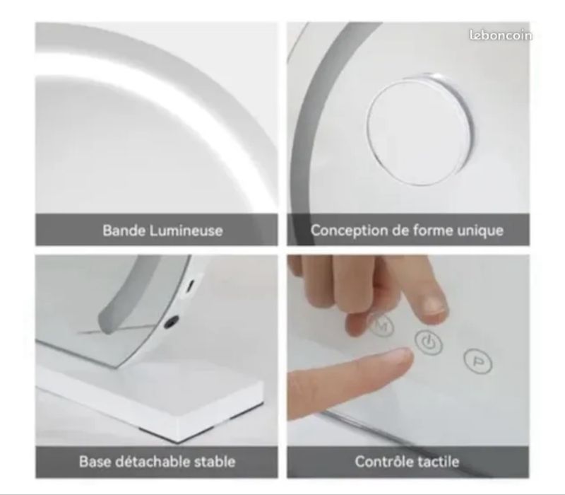 Espelho maquilhagem bancada ou parede