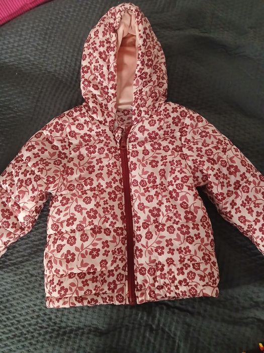 Kurteczka zimowa dla dziewczynki r.80