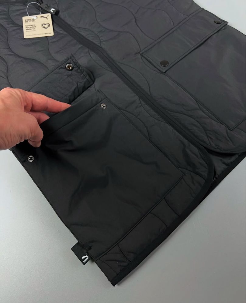 Оригінал, розпродаж! Жилетка Puma Vest Downtown Padded Black