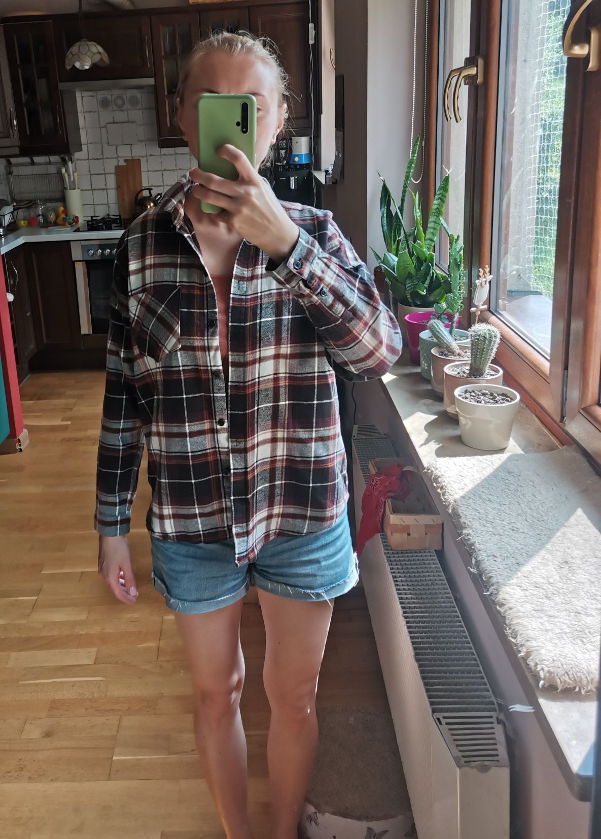 Bawełniana, flanelowa koszula