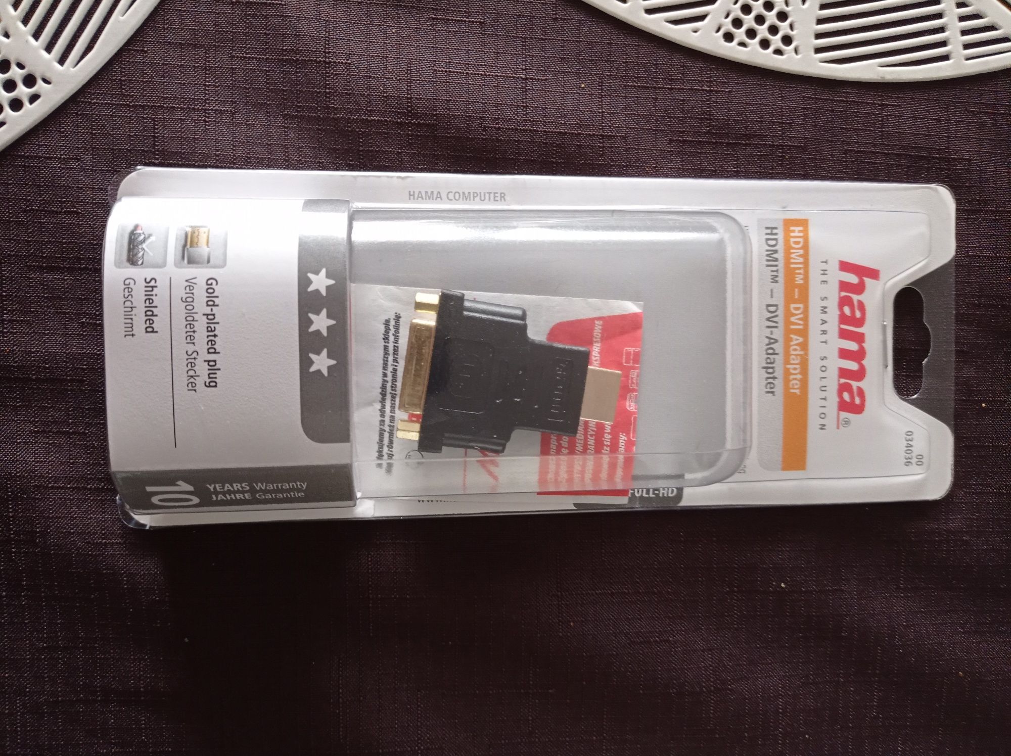 Przejściówka HDMI -DVI D