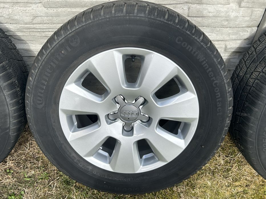 Alufelgi Audi 16” 5x112 ET 37 z opona zimowa 225/60R16