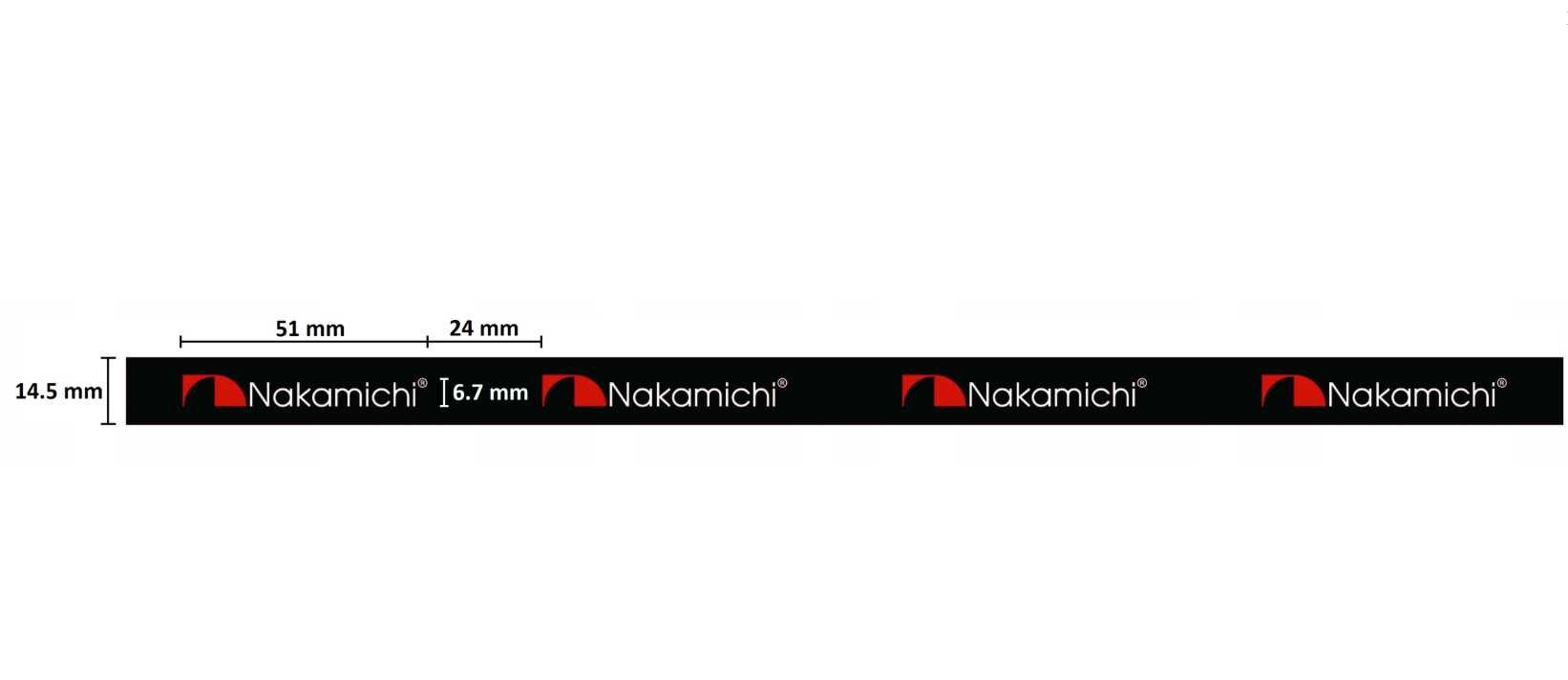 NAKAMICHI Taśma na kable opaska na rzep organizer 5m Profesjonalna