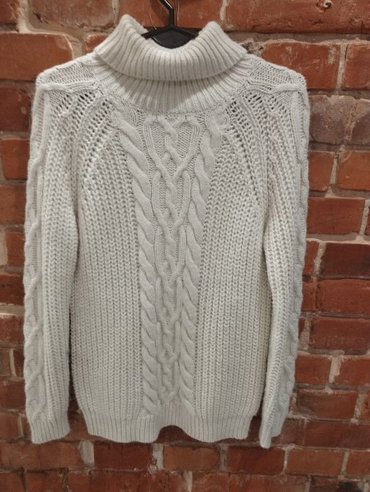 Sweterek sukienka papaja