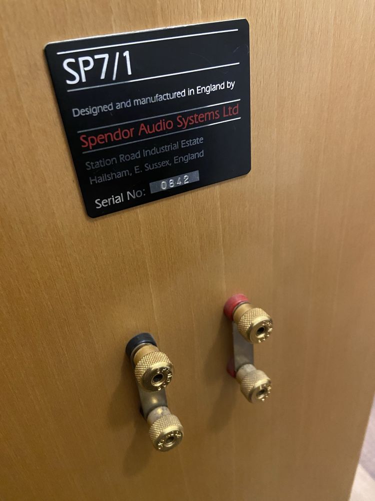 Wybitne kolumny Spendor SP7/1, hi-end, scan speak, made in england