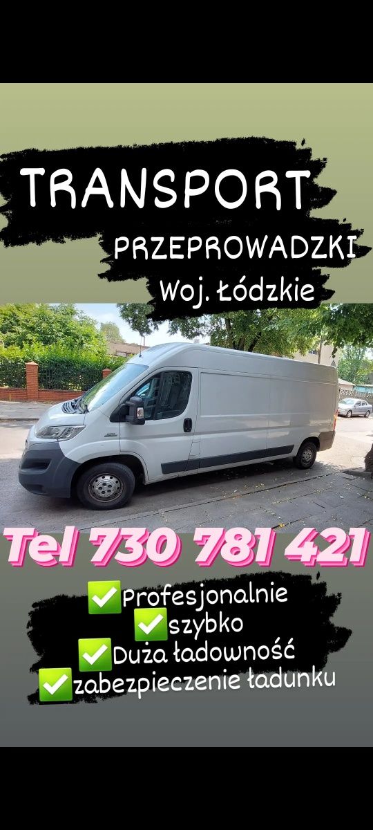 Przeprowadzki Transport SZYBKI TRANSPORT Pabianice Łódź woj.Łódzkie