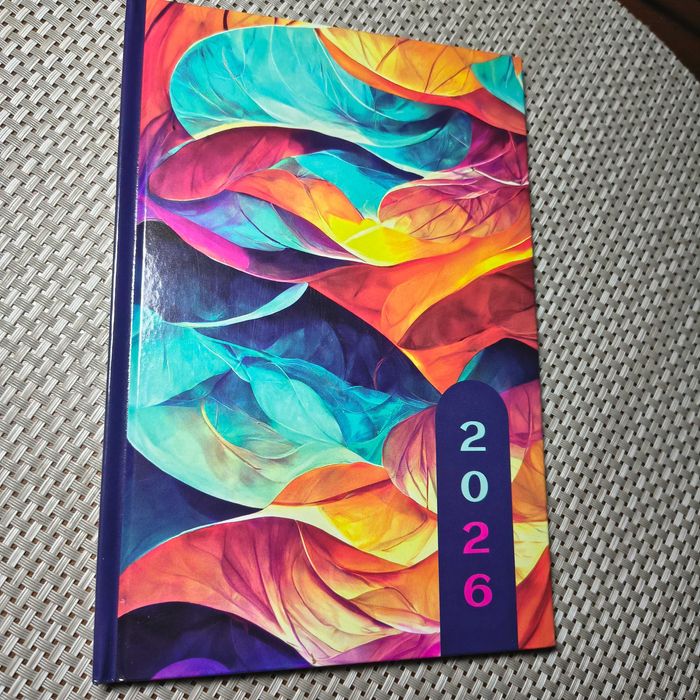 Kalendarz książkowy kolorowy