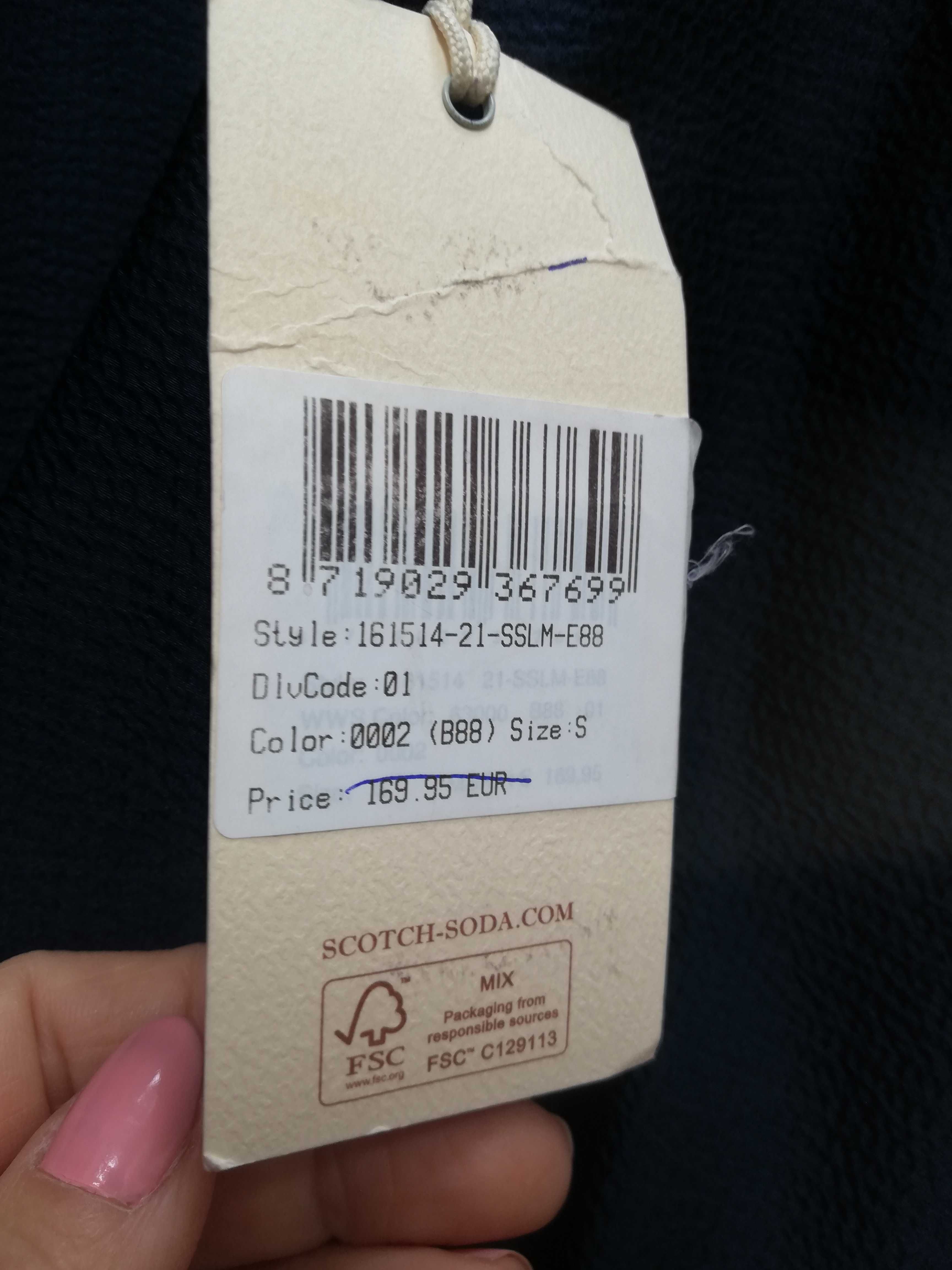 Granatowa Sukienka z kolekcji Scotch & Soda