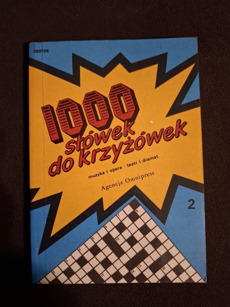 1000 słówek do krzyżówek - zestaw 3 części
