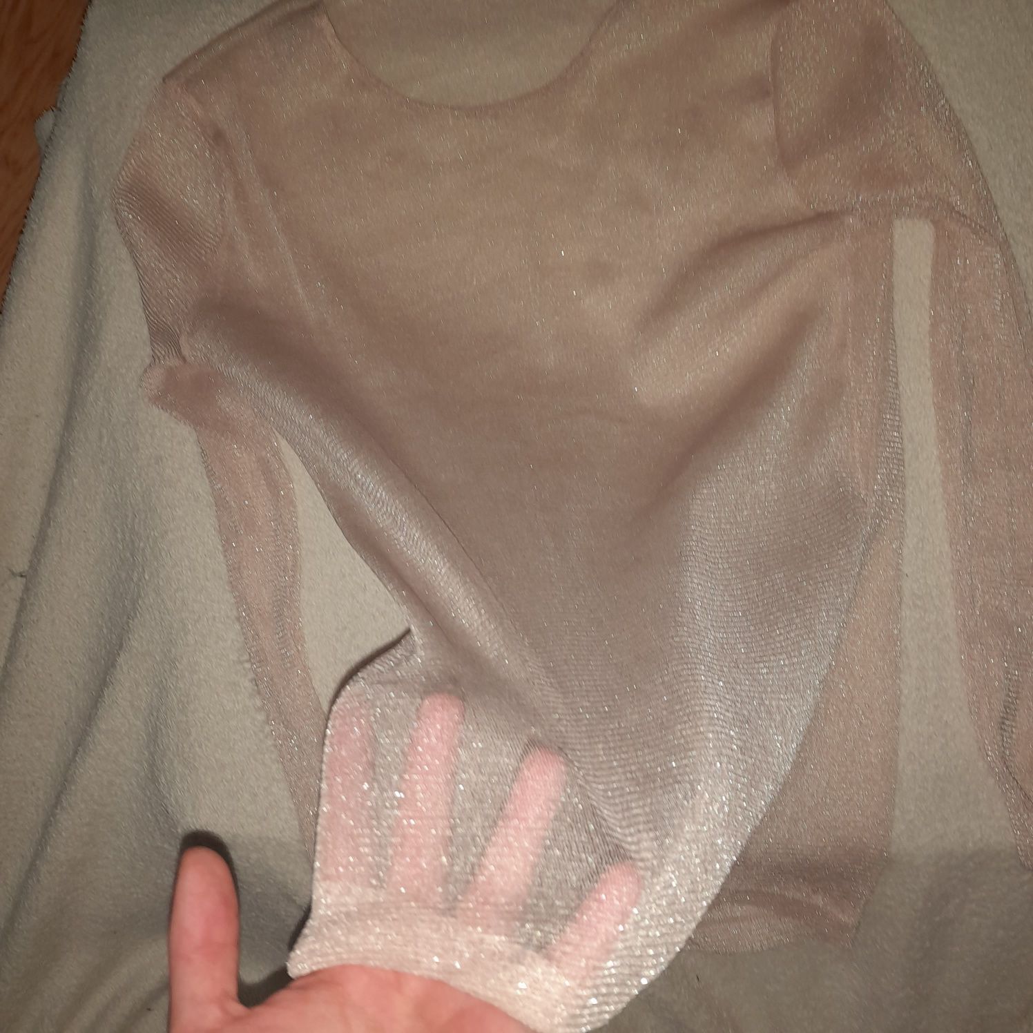 Blusa transparente