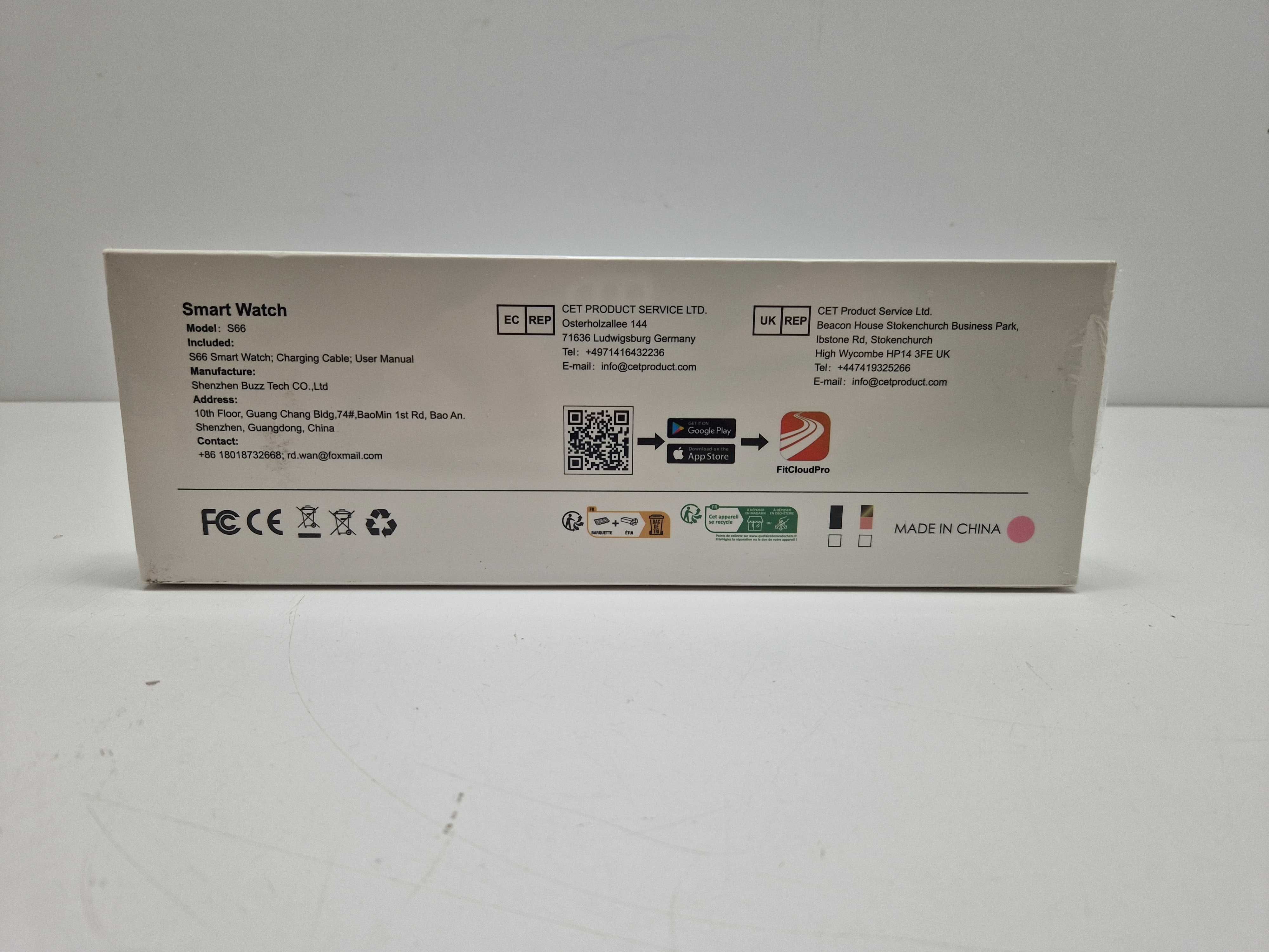 Zegarek Smartwatch Grepeng S66 Różowy