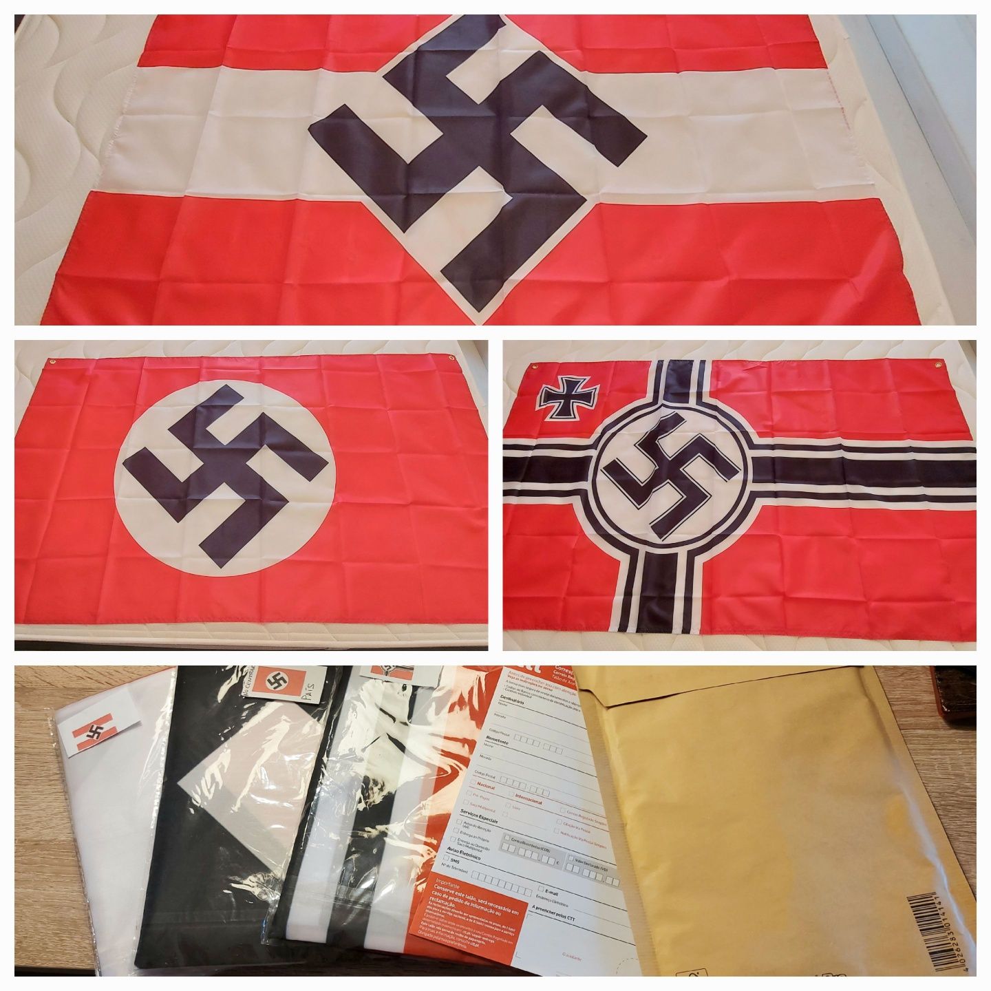 PROMOÇÃO--Bandeira Alemã Service Flagge Alemanha nazi-suást