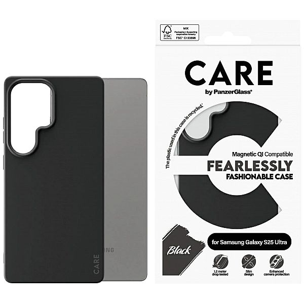 Etui CARE by PanzerGlass Fashion QI do Samsung Galaxy S25 Ultra - czar