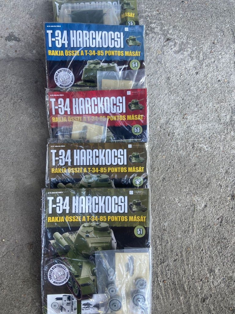 T 34 kompletny model czołgu Eaglomoss do złożenia 153 numery Wysyłka