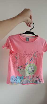 Neonowa bluzka koszulka t-shirt little kids Pepco r.98-104
