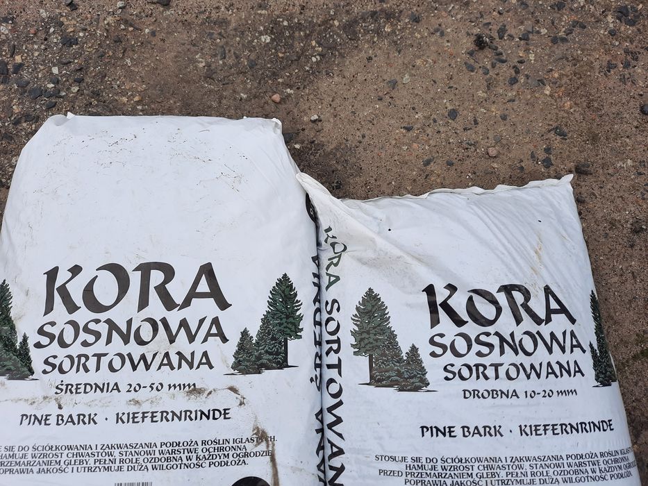 Kora sosnowa sortowana worki 80l