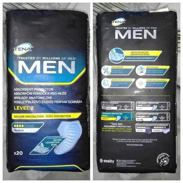 Tena men level 2 fit
Урологические прокладки мужские женские