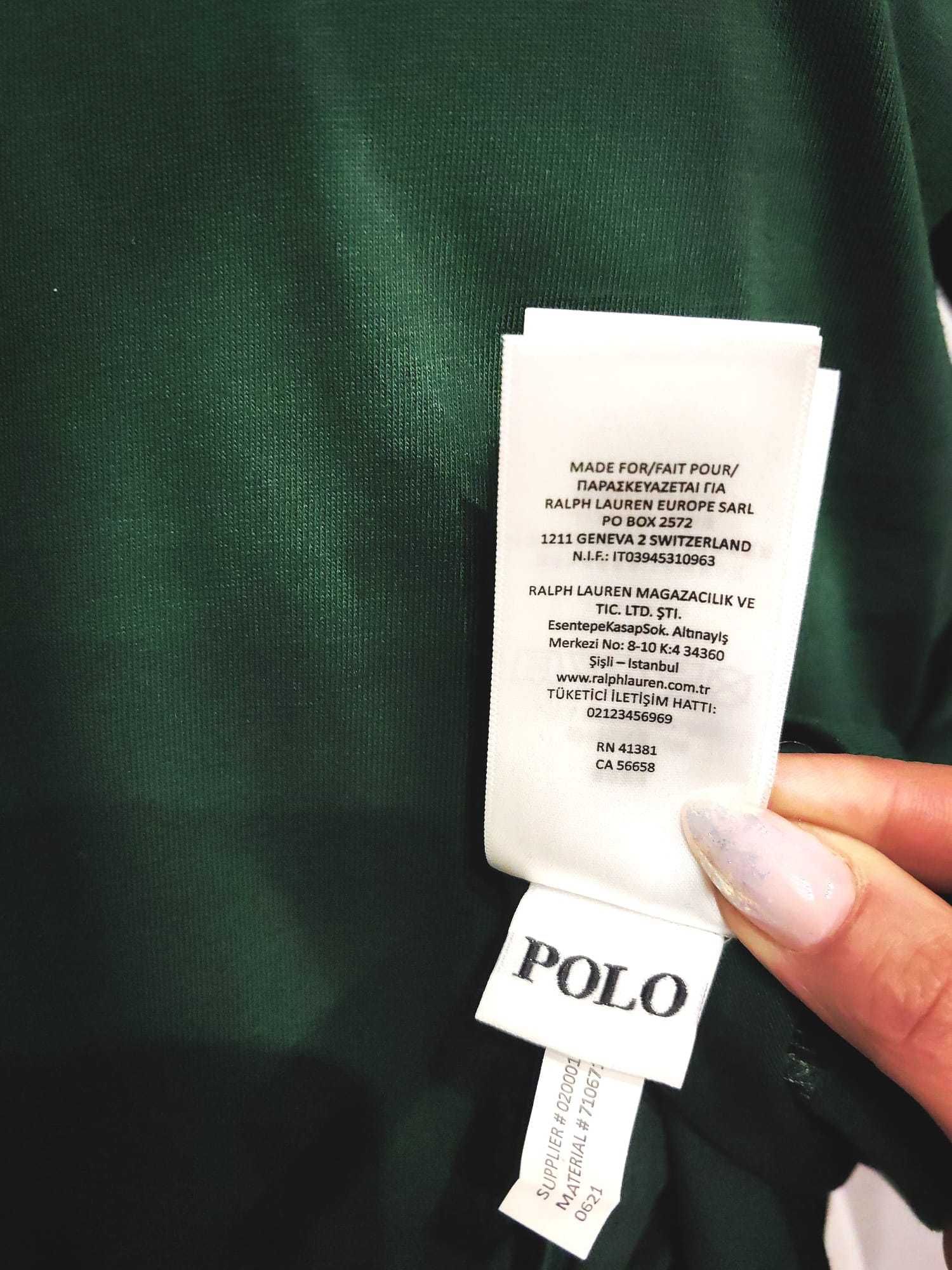 Longsleeve Koszulka Polo Ralph Lauren Zielona rozm. S