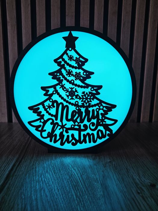 Świąteczna lampka nocna  LED RGB HandMade