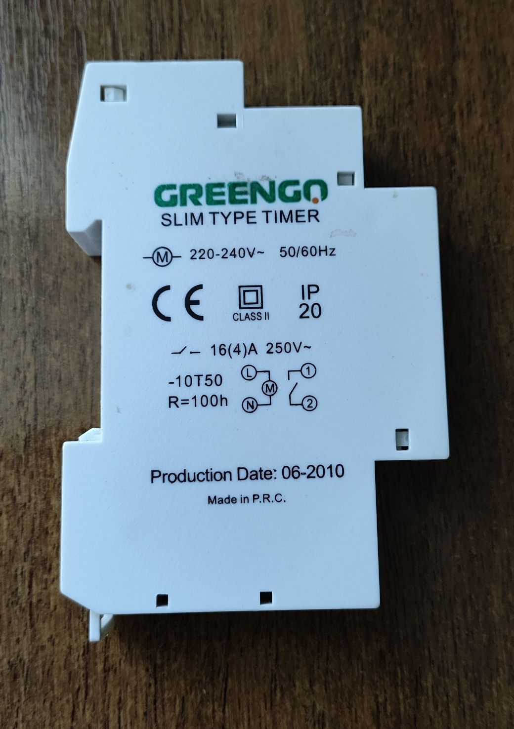Реле времени GREENGO GO-9184 16A