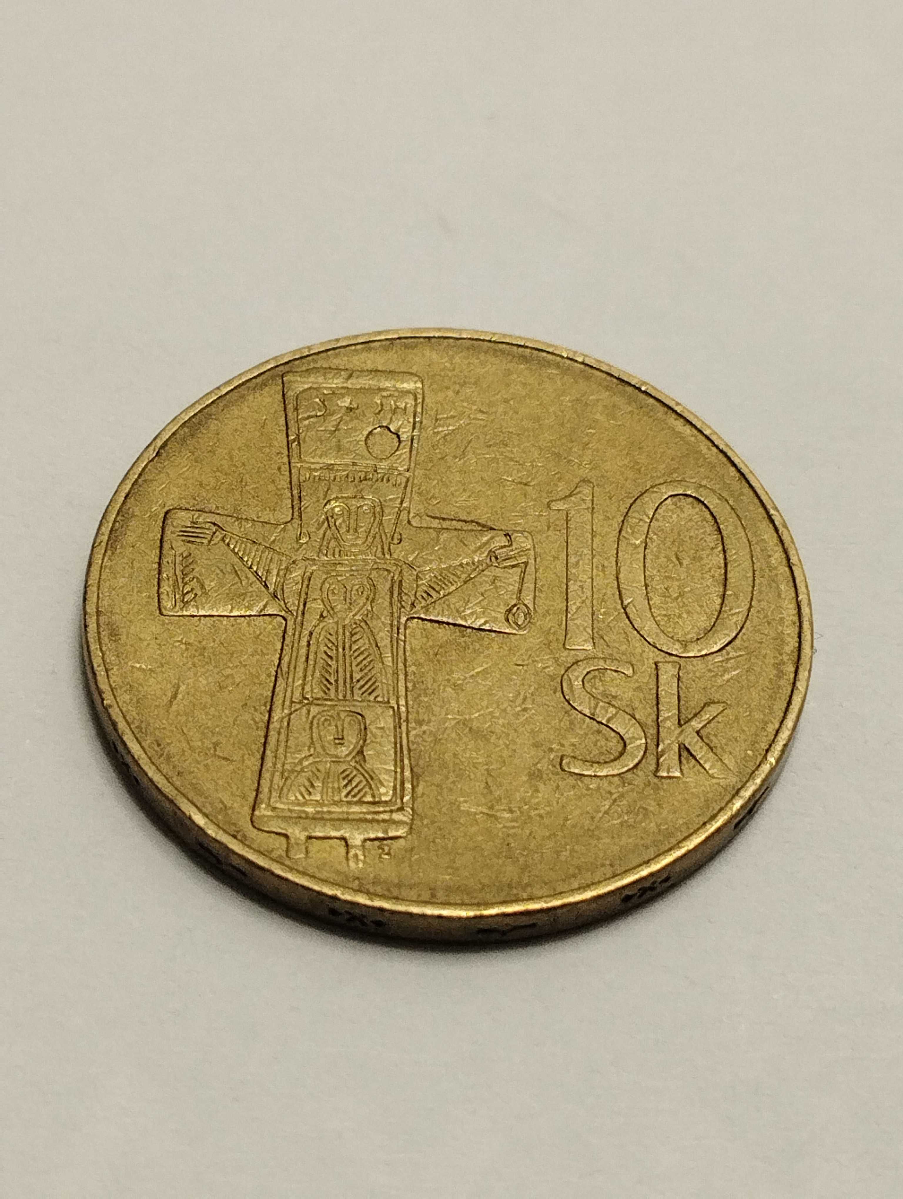 Sprzedam monetę Słowacja 10 koron 1993r. db.