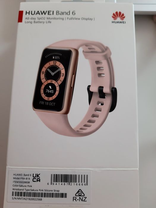 Relógio Smartwatch HUAWEI Band 6 como novo na caixa