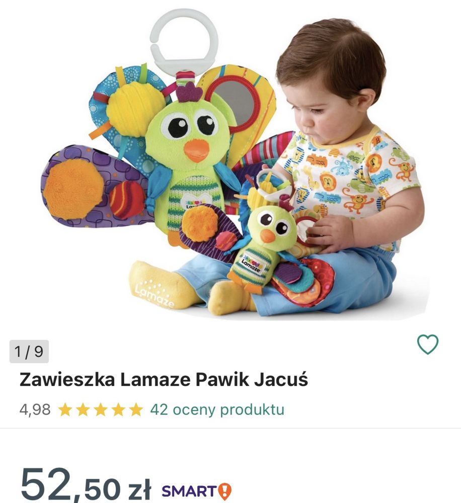 Zestaw zawieszek Lamaze i in. 2szt.