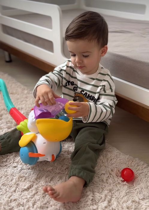 Іграшка-каталка Kiddi Smart – Пелікан-Витівник Пеликан-Затейник укр