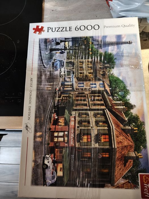 Puzzle 1000, 6000 + mata do układania